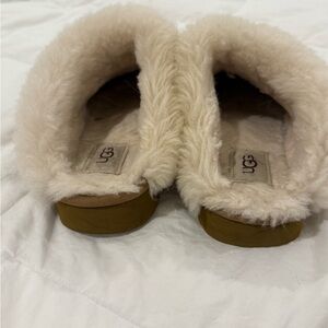 UGG Plush Tan Slippers